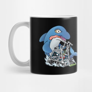 Robot Dolphins HotRod - Hermit Mug